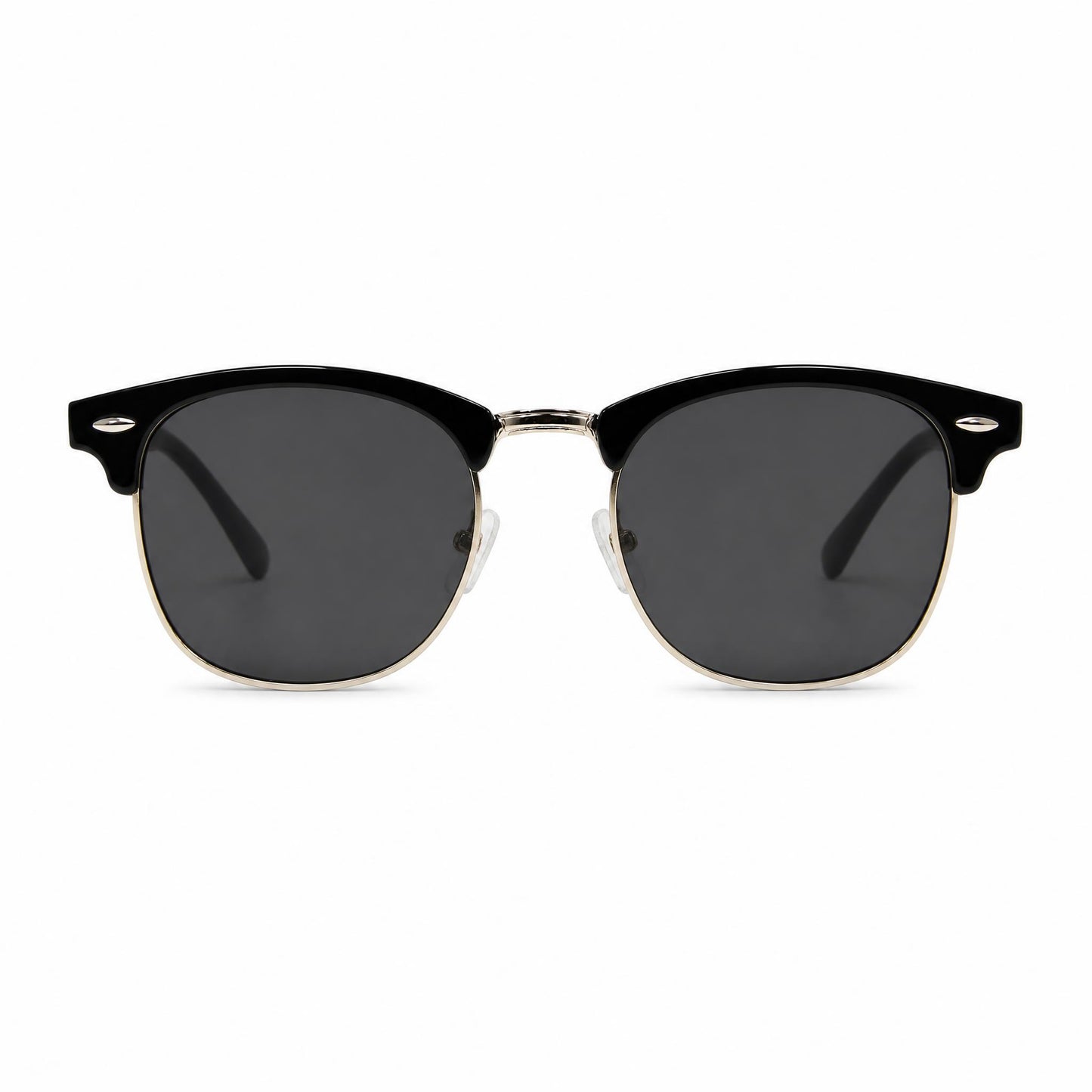 The Clubmaster Classic – Silver Frame / Black Lens
