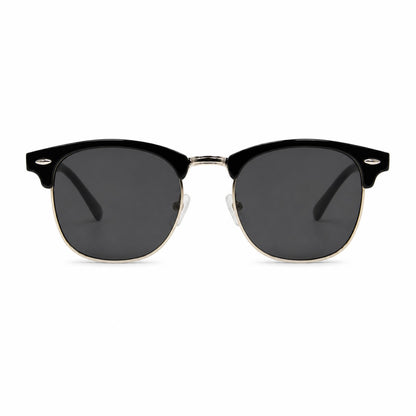 The Clubmaster Classic – Silver Frame / Black Lens
