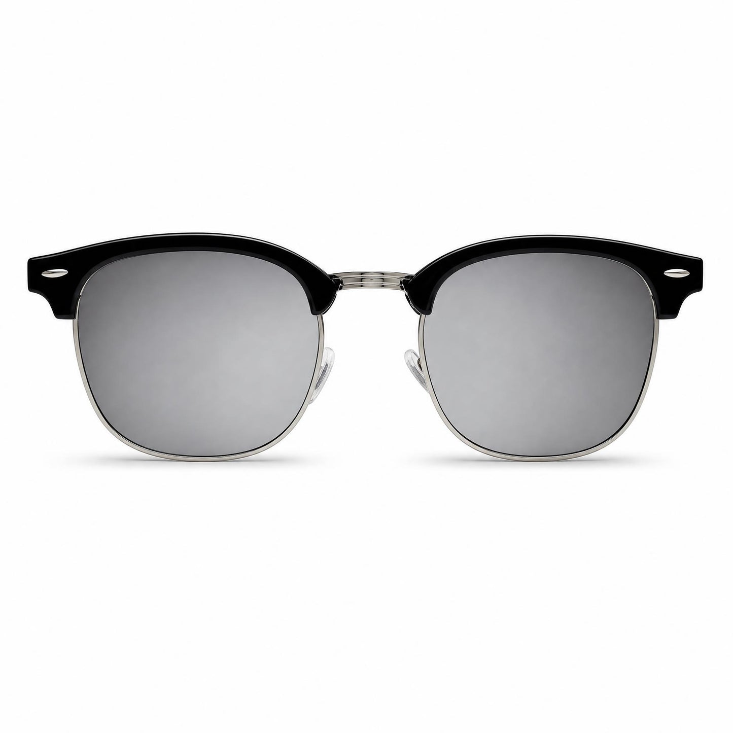 The Clubmaster Classic – Silver Frame / Silver Lens