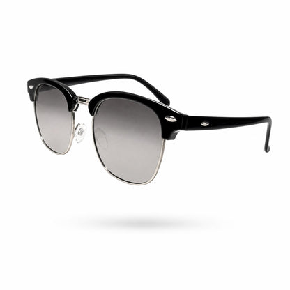 The Clubmaster Classic – Silver Frame / Silver Lens