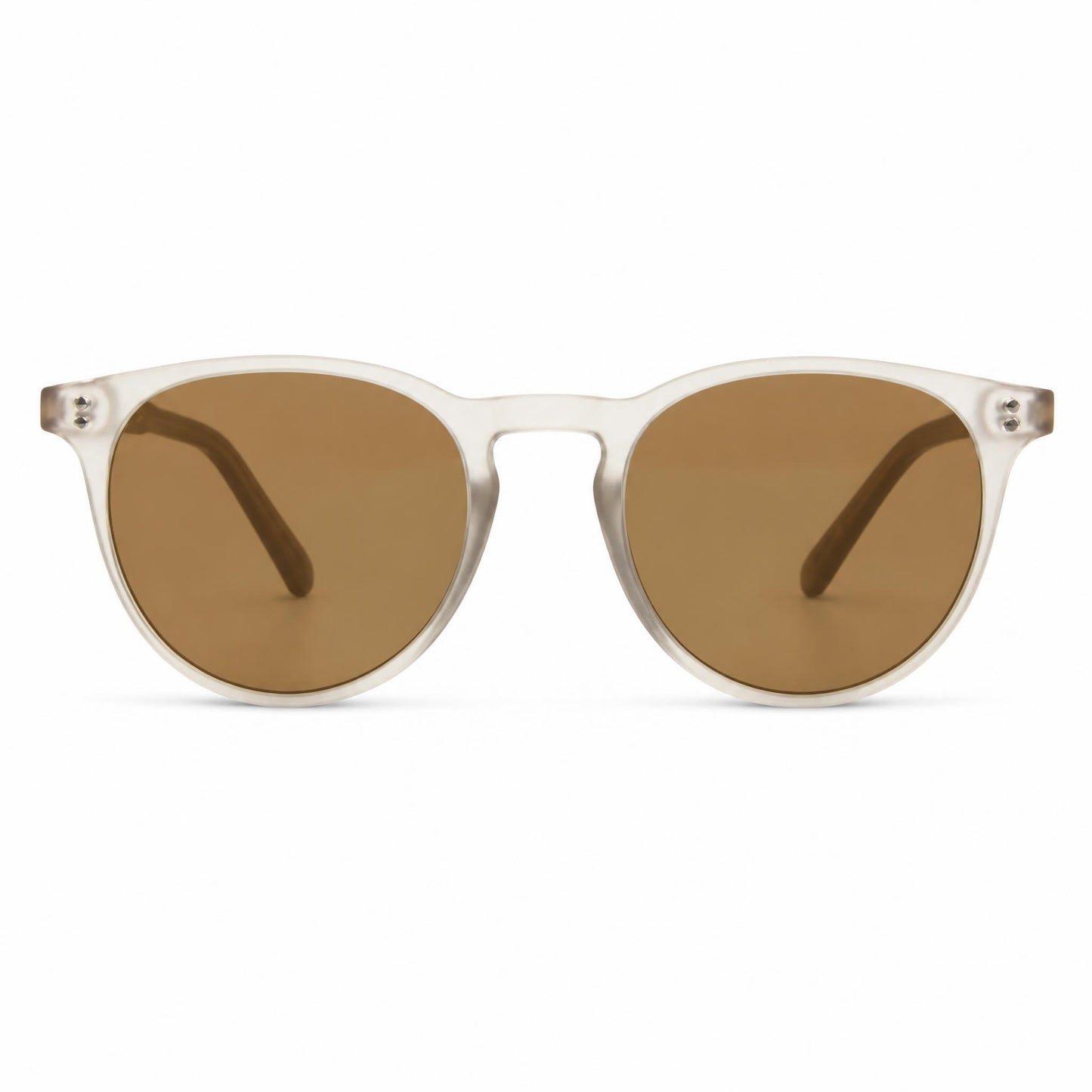 The Saint-Tropez – Silver & Tortoiseshell Frame / Brown Lens
