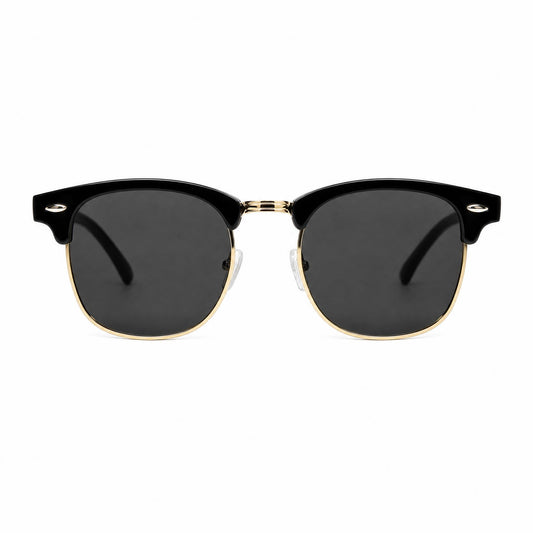 The Clubmaster Classic – Gold Frame / Black Lens