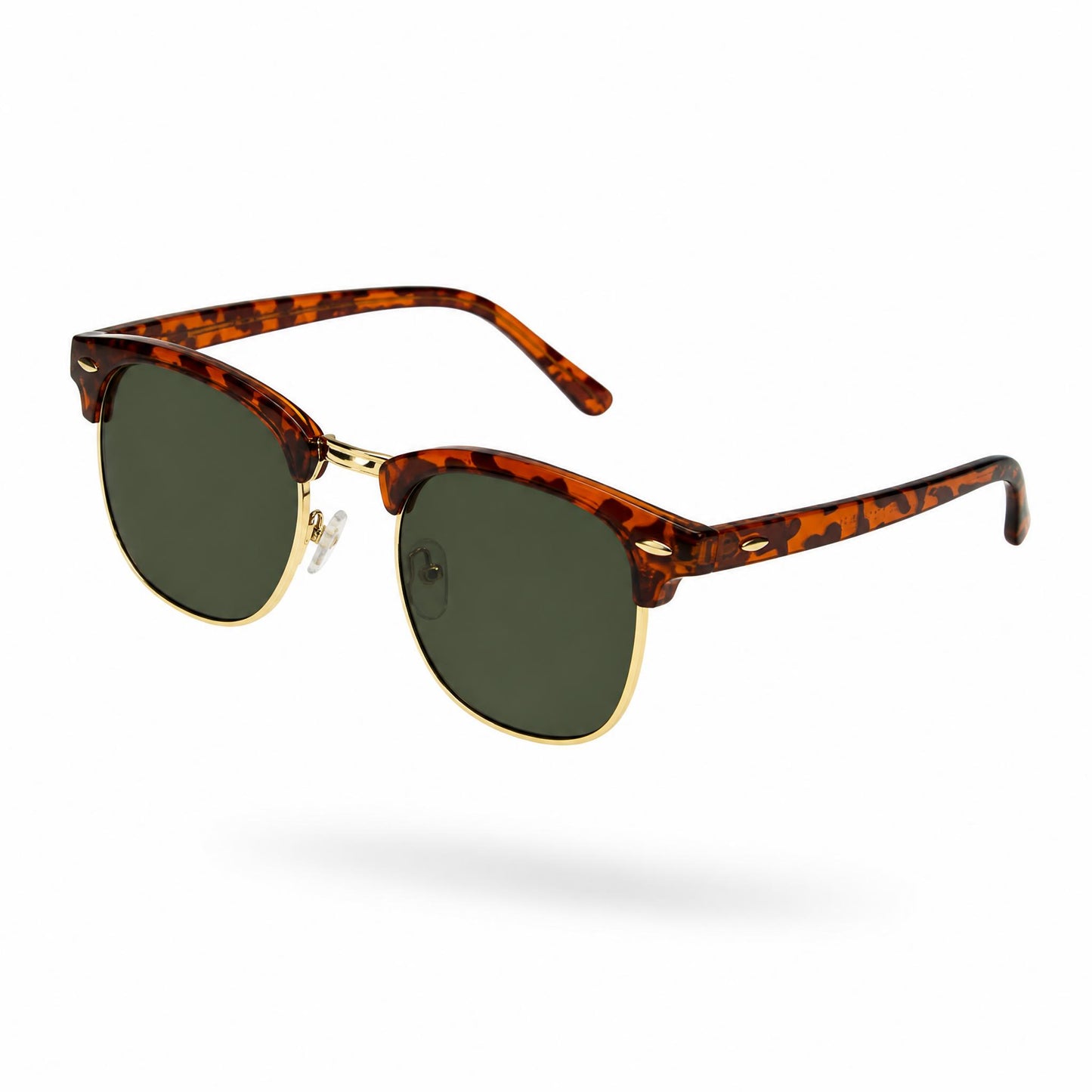 The Clubmaster Classic – Tortoiseshell / Green Lens