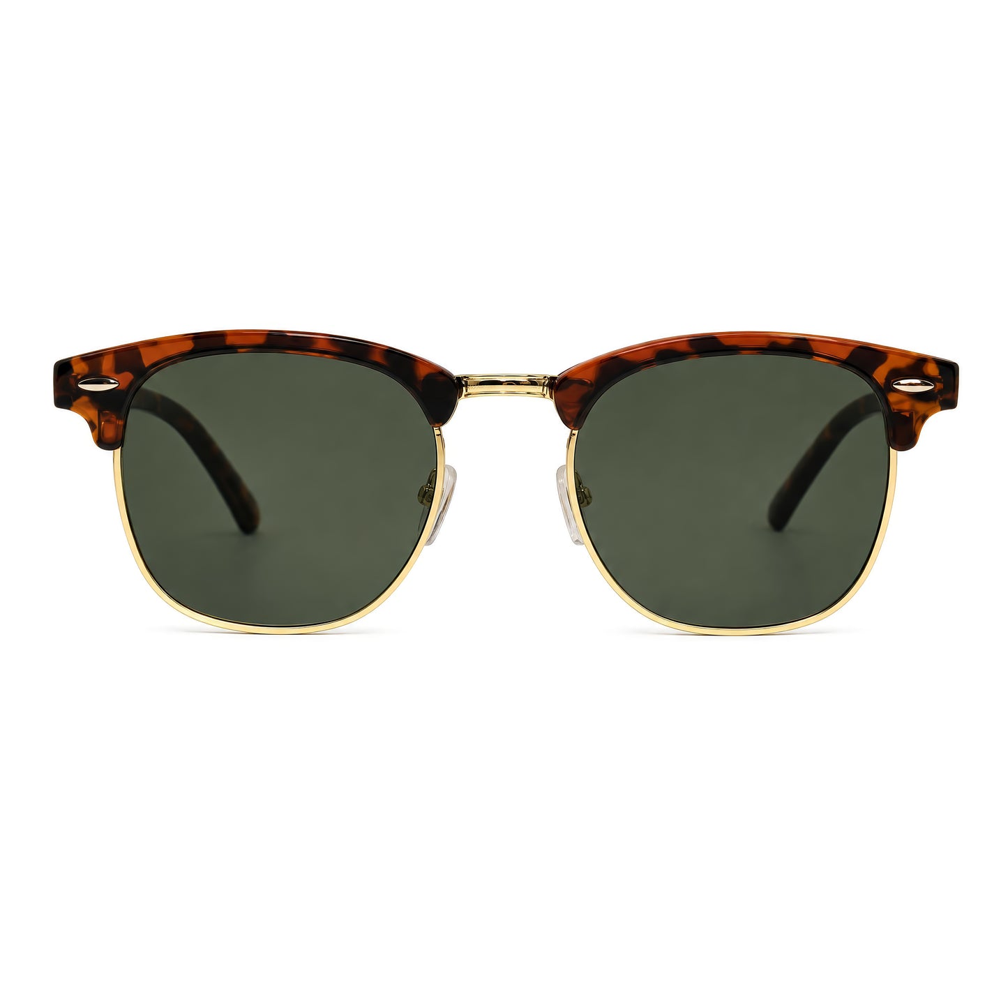 The Clubmaster Classic – Tortoiseshell / Green Lens