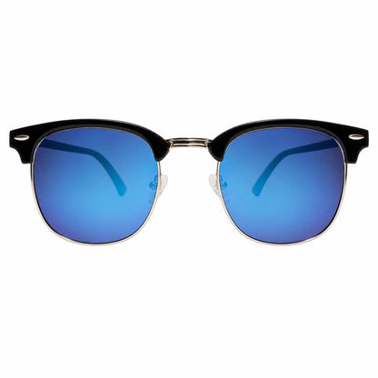 The Clubmaster Classic – Silver Frame / Blue Lens